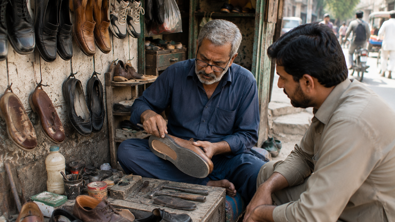 shoe repairing