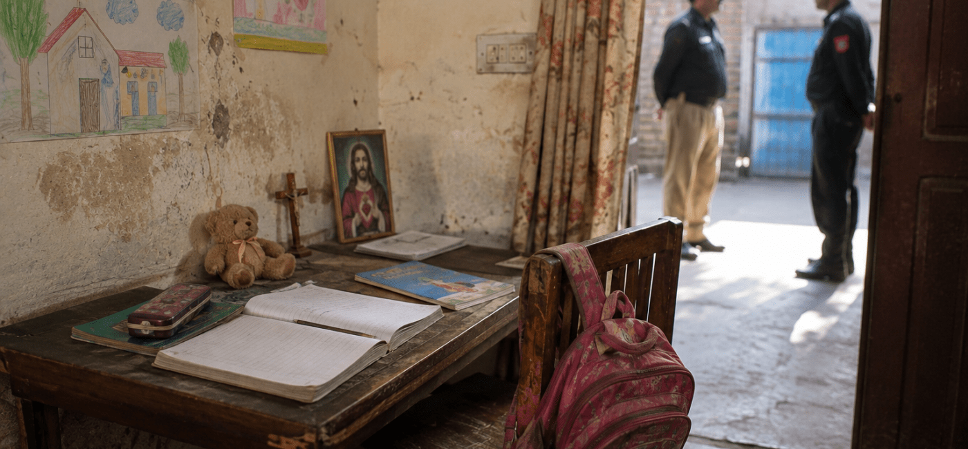 Symbolic image representing Rimsha Masih, a Christian child accused of blasphemy in Islamabad in 2012