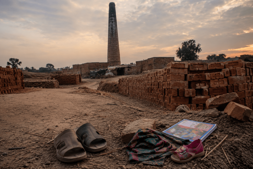 Brick kiln symbolizing the 2014 killing of Shama and Shahzad Masih